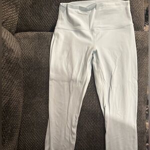 Light blue lululemon high rise crop 23” no pockets